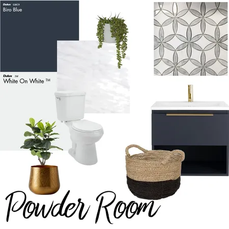 Powder Room Interior Design Mood Board by A on Style Sourcebook