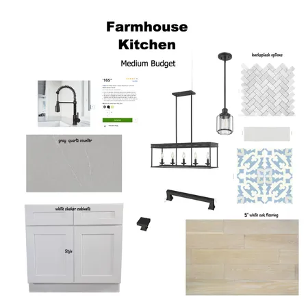 Farmhouse kitchen Interior Design Mood Board by juanimae@att.net on Style Sourcebook