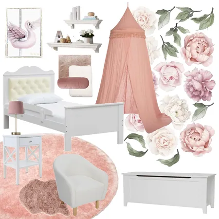 Monique kids room Interior Design Mood Board by Thediydecorator on Style Sourcebook