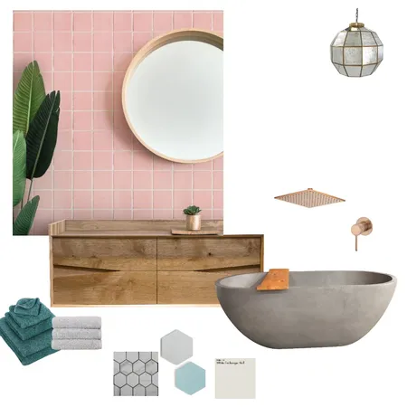 Blushing Bathroom Interior Design Mood Board by Sarariley on Style Sourcebook