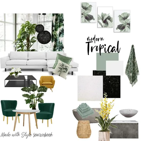 Modern Tropical Interior Design Mood Board by Dilushi Perera on Style Sourcebook