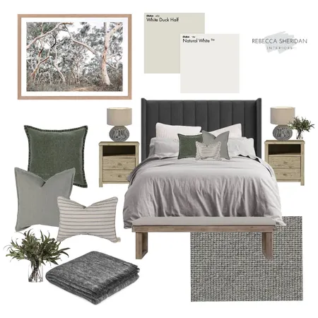 Guest Bedroom Modern Australian Interior Design Mood Board by Sheridan Interiors on Style Sourcebook