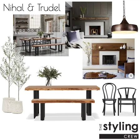 Trudel & Nihal - Dining Interior Design Mood Board by The Styling Crew on Style Sourcebook