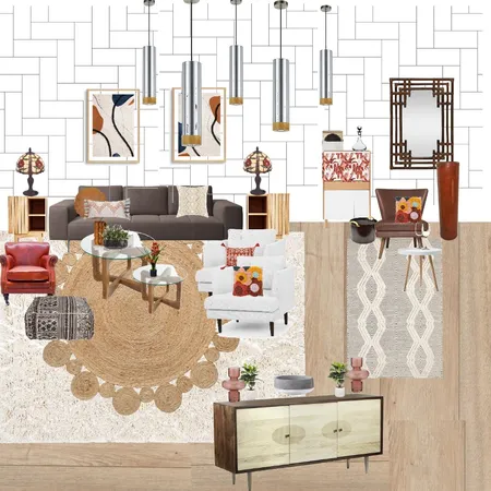 Groovy 70s Inspo Black red Brown Interior Design Mood Board by Jazmine.Garland on Style Sourcebook