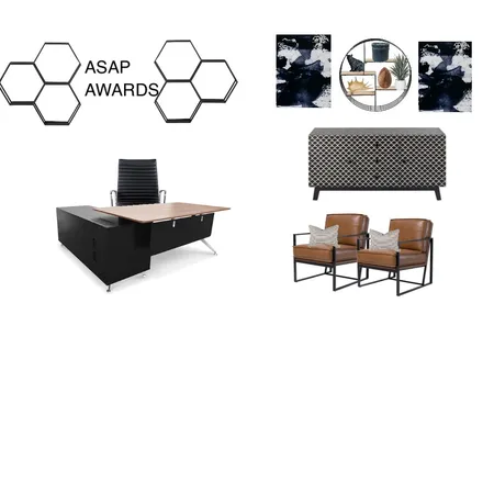 INDUSTRIAL OFFICE Interior Design Mood Board by Elevare Co on Style Sourcebook