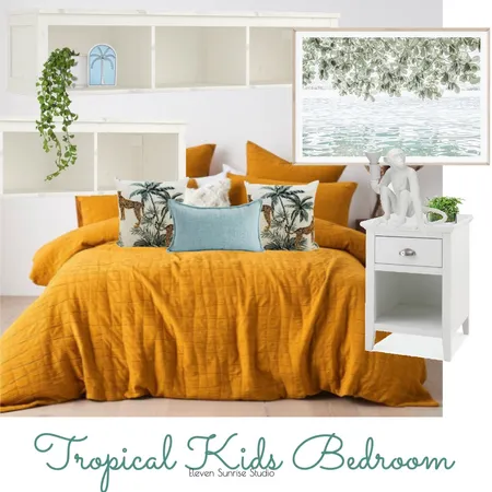Tropical kids Bedroom Interior Design Mood Board by Manea Interior Design & Styling on Style Sourcebook