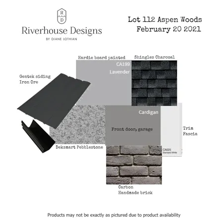 Lot 112 Aspen Woods Interior Design Mood Board by Riverhouse Designs on Style Sourcebook