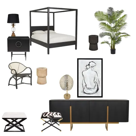 British Colonial Bedroom Interior Design Mood Board by Linda TAFE on Style Sourcebook