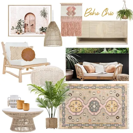 Boho Chic Interior Design Mood Board by daniellelaundy on Style Sourcebook