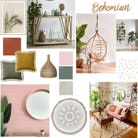 Boho Mood Board Interior Design Mood Board by Nadia Cheddi on Style Sourcebook