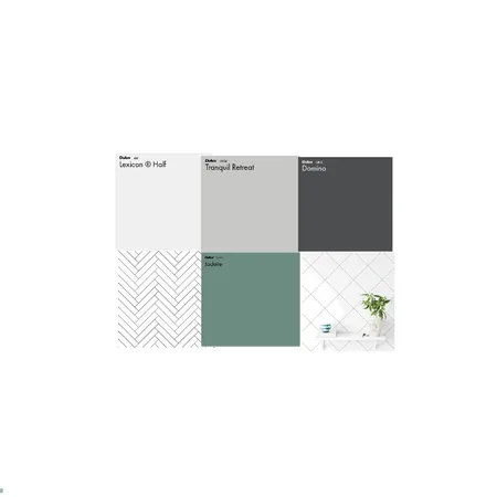 Accented Achromatic- green Interior Design Mood Board by kcotton90 on Style Sourcebook