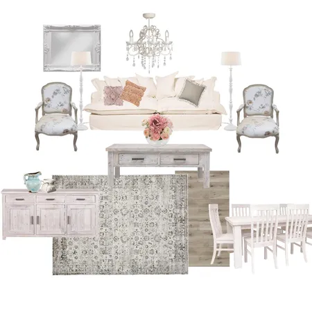 Shabby Chic Interior Design Mood Board by Carly Hughes on Style Sourcebook