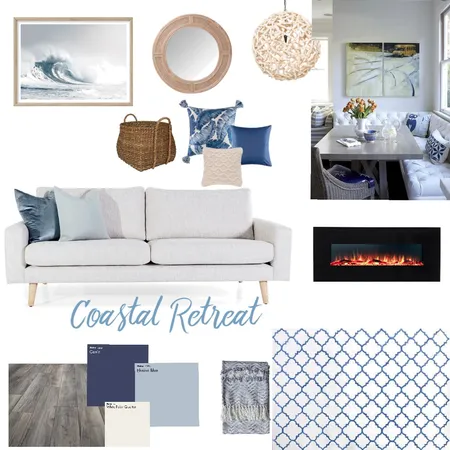 Coastal Retreat Interior Design Mood Board by Sunburst Interiors on Style Sourcebook