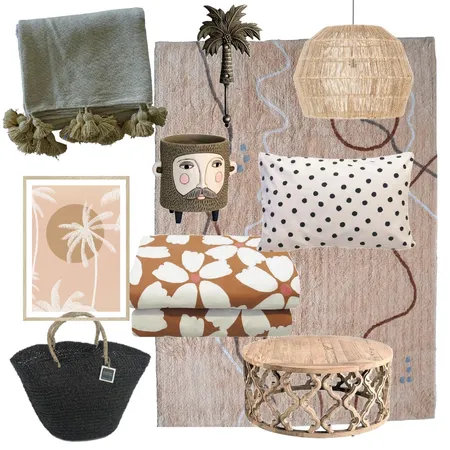 boho Interior Design Mood Board by Siesta Home on Style Sourcebook