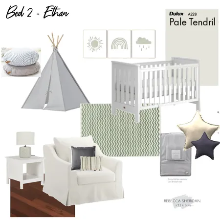 Bed 2 Nursary- Ethan Interior Design Mood Board by Sheridan Interiors on Style Sourcebook