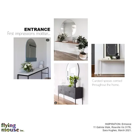 Sara - Entrance Inspo Interior Design Mood Board by Flyingmouse inc on Style Sourcebook