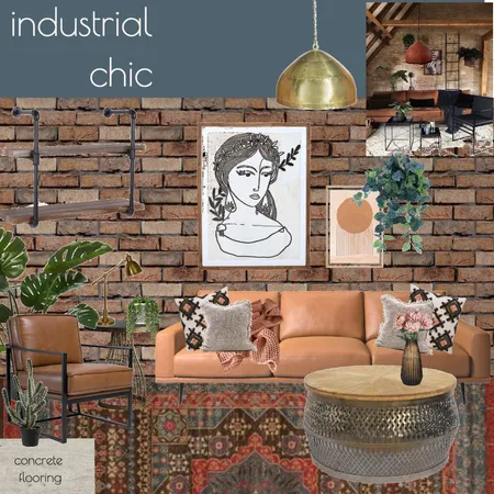 industrial space Interior Design Mood Board by OCairns on Style Sourcebook