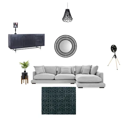 Black and White Theme Interior Design Mood Board by Millarby5 on Style Sourcebook