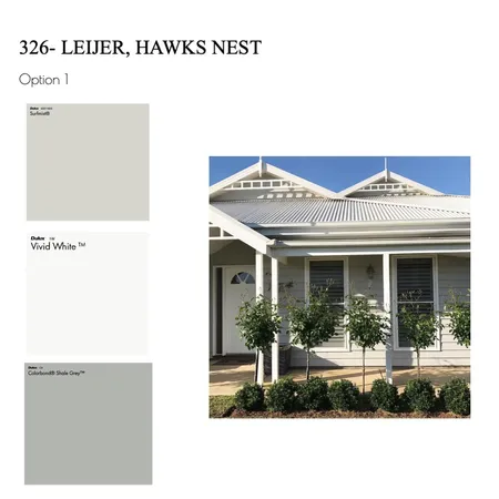 326 - Leijer, Hawks Nest_ OPTION1 Interior Design Mood Board by Tami on Style Sourcebook