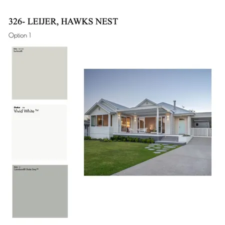 326 - Leijer, Hawks Nest_ OPTION1 Interior Design Mood Board by Tami on Style Sourcebook