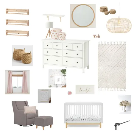 Dani Nursery (BOHO) Interior Design Mood Board by ESTHER.LEE1987 on Style Sourcebook
