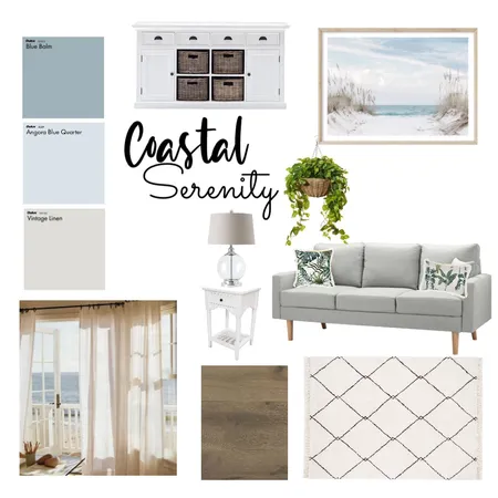 Coastal Serenity Interior Design Mood Board by Lachance Designs on Style Sourcebook