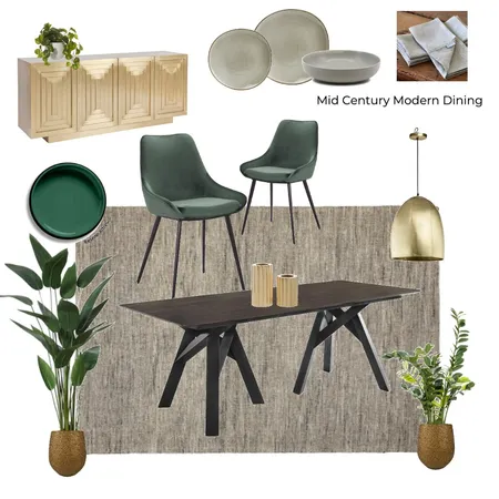 Module 9 - Dining Interior Design Mood Board by Mikalina Smith on Style Sourcebook
