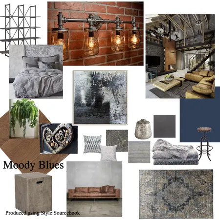Industrial Mood Board Interior Design Mood Board by Margie Ferguson on Style Sourcebook