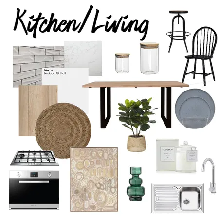 Kitchen/Living Interior Design Mood Board by George Davis on Style Sourcebook
