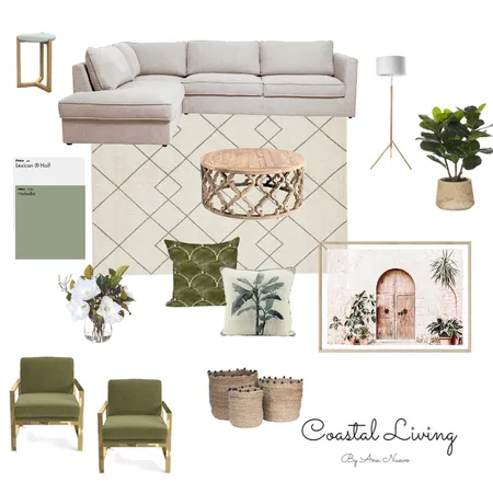 Living Coastal Interior Design Mood Board by Ana Nuevo on Style Sourcebook