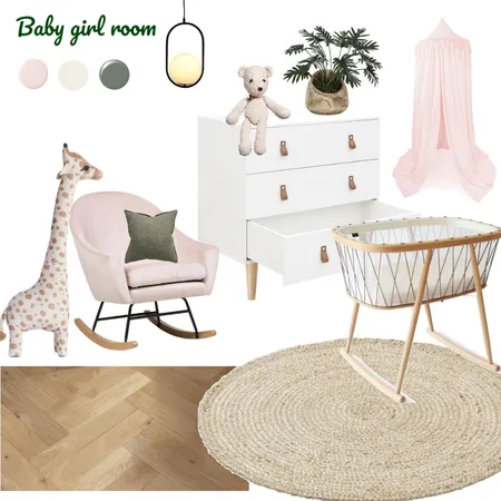 Baby girl room Interior Design Mood Board by PotulnaN