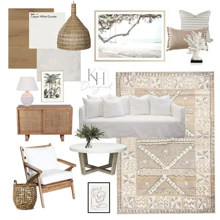 warm coastal Interior Design Mood Board by KH Designed on Style Sourcebook