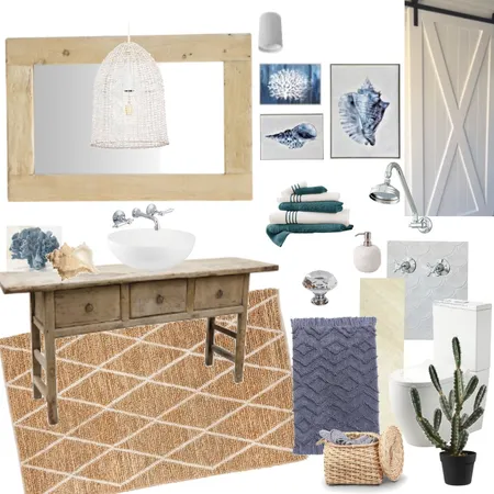 Ocean Luxe Bathroom Interior Design Mood Board by Soul Interior Design on Style Sourcebook