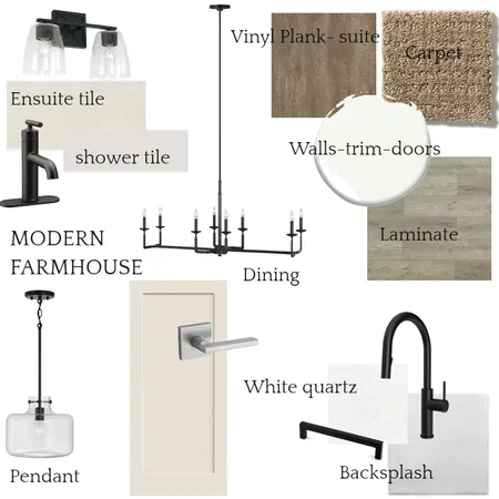 MODERN FARMHOUSE Interior Design Mood Board by SHELBY on Style Sourcebook