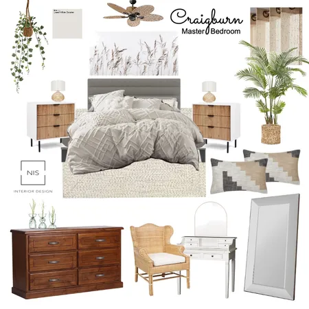 Craigburn -Master Bedroom (option A) Interior Design Mood Board by Nis Interiors on Style Sourcebook