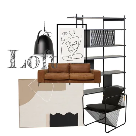Loft Interior Design Mood Board by Swetha_Ruud