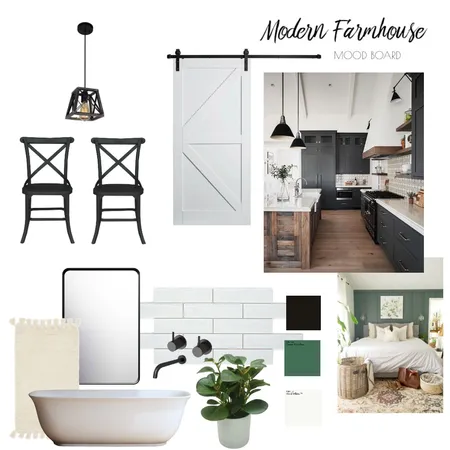 Modern Farmhouse Interior Design Mood Board by Katie Allnutt on Style Sourcebook
