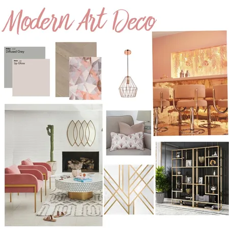 Art Deco Interior Design Mood Board by aishak