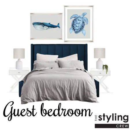 Guest Bedroom - Dee Why Interior Design Mood Board by The Styling Crew