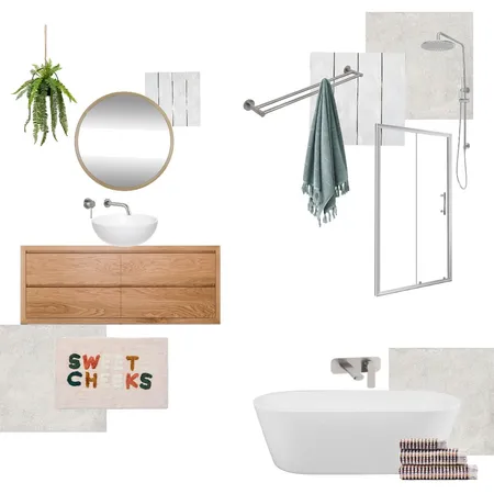 Main Bathroom Concept 1 Interior Design Mood Board by MND Interior Co