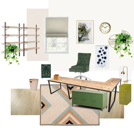 Study Interior Design Mood Board by Kamila P. on Style Sourcebook