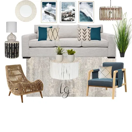 Modern Coastal Interior Design Mood Board by Laura G on Style Sourcebook