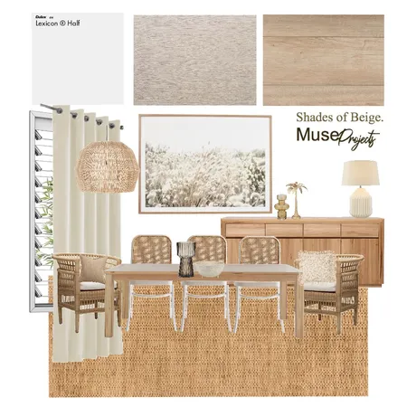 Shades of Beige Interior Design Mood Board by Muse Built on Style Sourcebook