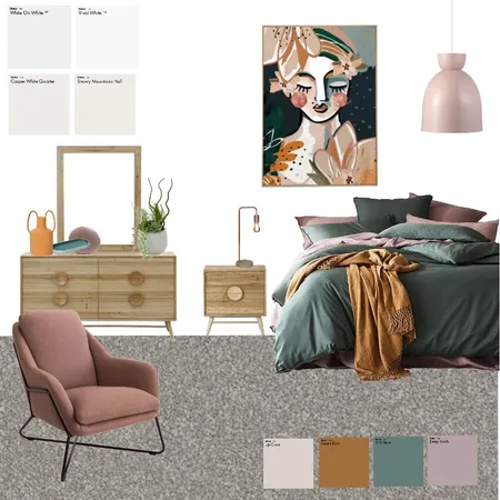 Master bedroom Interior Design Mood Board by 81onthehill