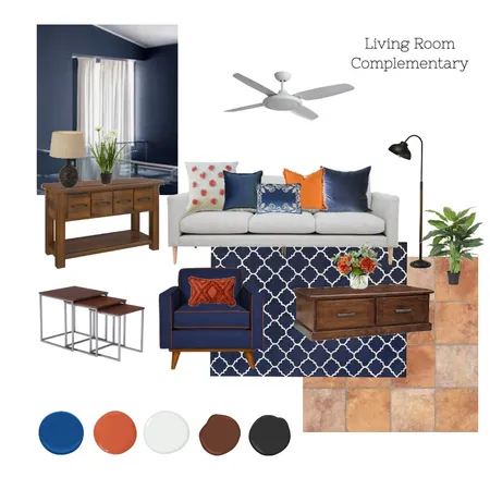 Living Room Complementary Interior Design Mood Board by minc64 on Style Sourcebook