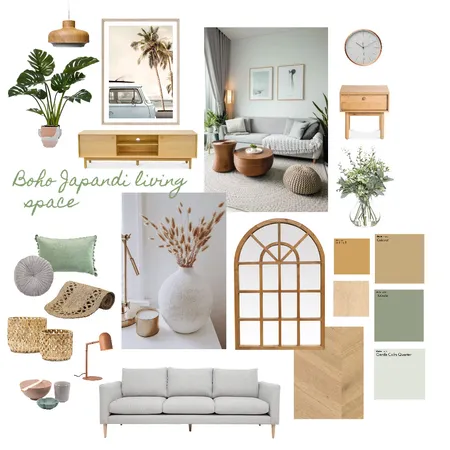Boho - Japandi Interior Design Mood Board by layanainteriors on Style Sourcebook
