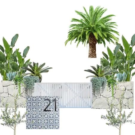 Entrance to our property Interior Design Mood Board by madielks