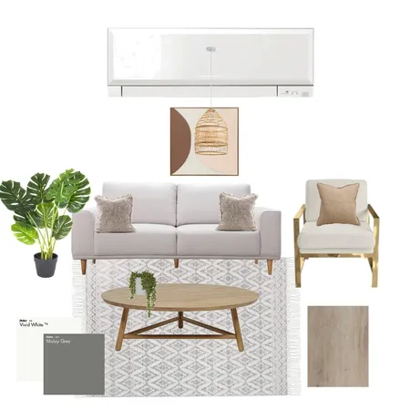 Modern Living Room Interior Design Mood Board by Mia Kate Designs on Style Sourcebook