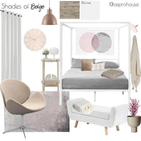Shades of Beige Interior Design Mood Board by Asprohouse on Style Sourcebook