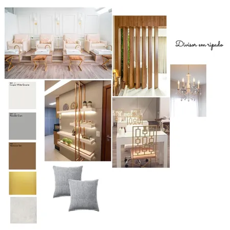Nail Spa Interior Design Mood Board by OttayCunha
